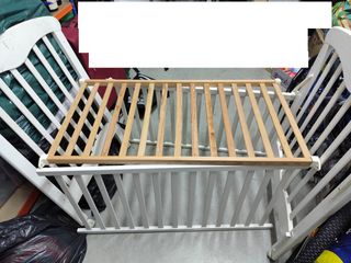 cuna bebe + colchon + protectores + sabanas