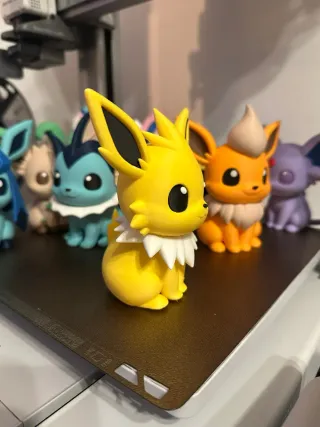 Jolteon estilo chibi – Figura decorativa