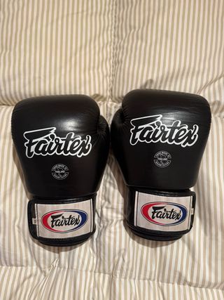 Guantes originales Boxeo Fairtex 14oz Negros