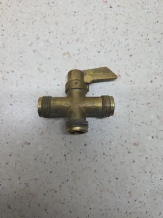 Grifo de gas desviador con palanca