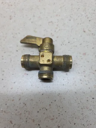 Grifo de gas desviador con palanca