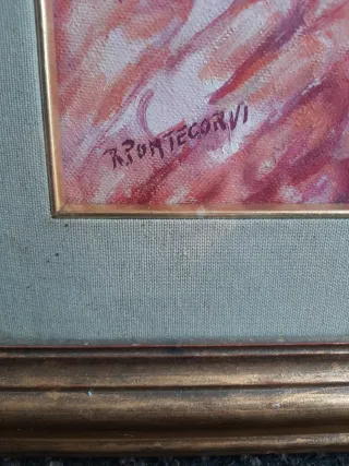 Olio su Tela Romolo Pontecorvi 1971