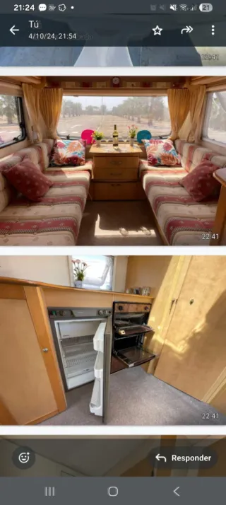 Almohadillas caravana