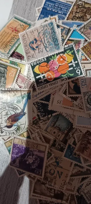 300 sellos de España usados, sin repetir