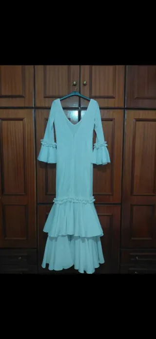 Traje Gitana Blanco Talla XS