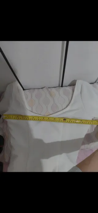 Traje Gitana Blanco Talla XS