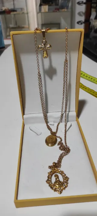Collar Fallera Triple Oro