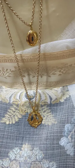 Collar Fallera Triple Oro