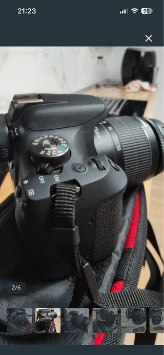 Cámara Canon EOS 2000D EF-S 18-55mm III Kit