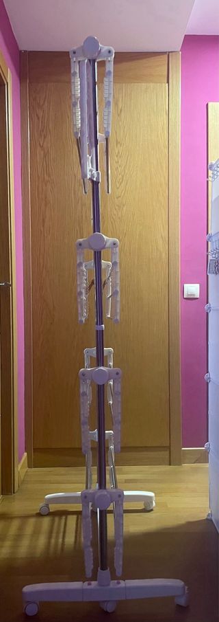 Tendedero plegable metal y plástico