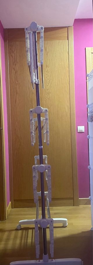 Tendedero plegable metal y plástico