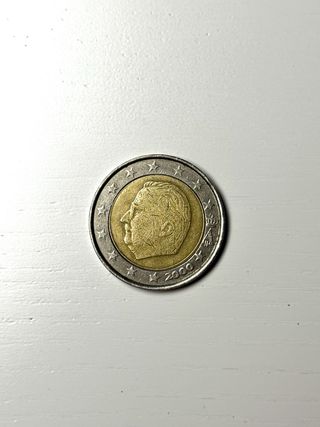 Moneda 2 euros error 2000