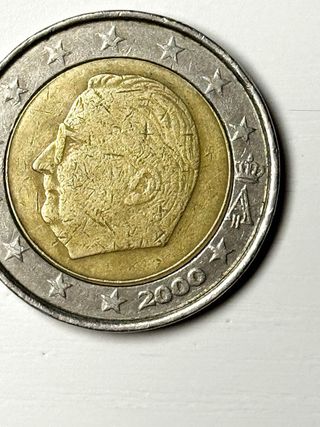 Moneda 2 euros error 2000
