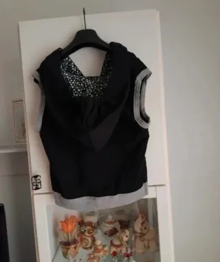 Gilet sportivo Freddy nero/grigio taglia M