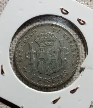 2   monedas de plata antiguas