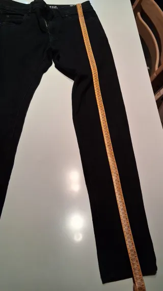 PANTALÓN VAQUERO PITILLO FSBN NEGRO, SUPER SKINNY