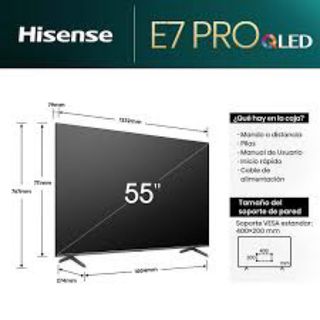 Smart TV Hisense 55 QLED 4K UHD 55E7NQ PRO
