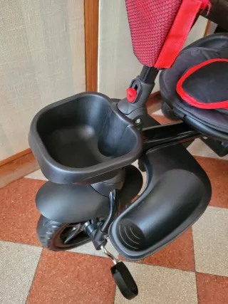 Passeggino Triciclo Pieghevole Colibrì Rosso