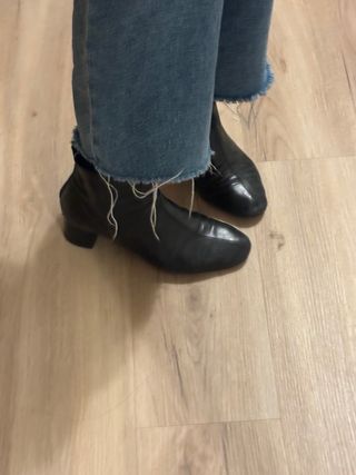 Botín piel Mango Talla 41