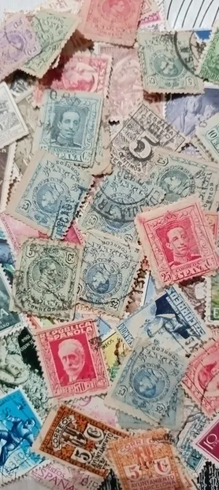 300 Sellos Usados España Sin Repetir