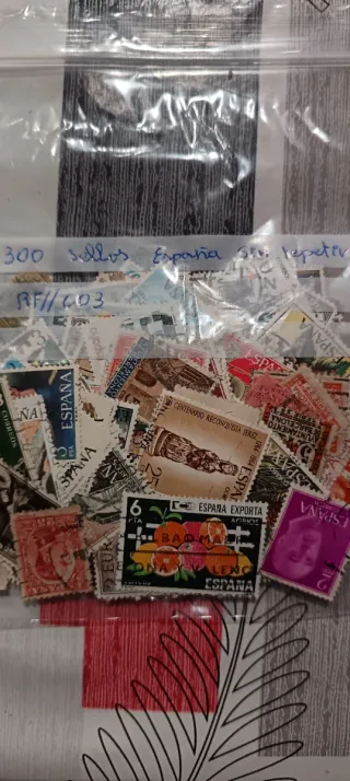 300 Sellos Usados España Sin Repetir