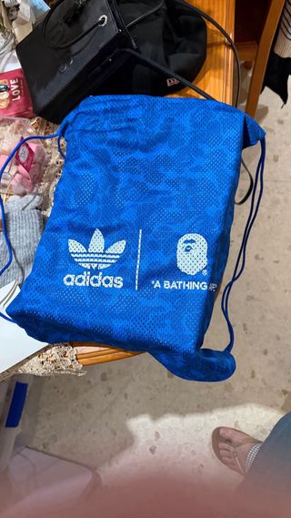 Tenis Adidas Samba Blancos y Verdes por bape