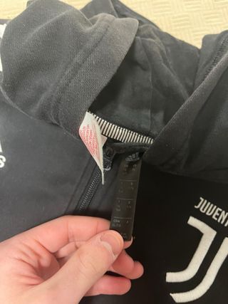 Completo Adidas Juventus nero e bianco