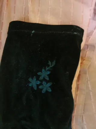 Botas altas terciopelo negro