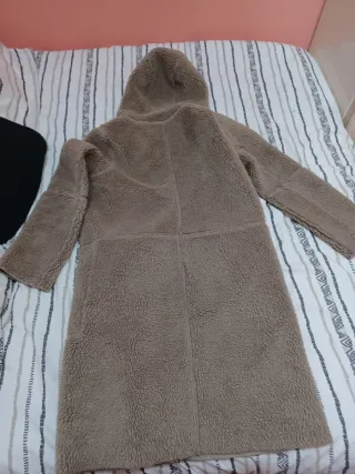 Chaqueta larga borreguillo