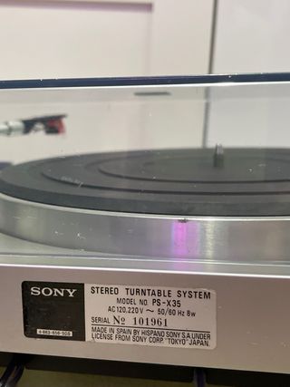 Tocadiscos Sony PS-X35 Plata