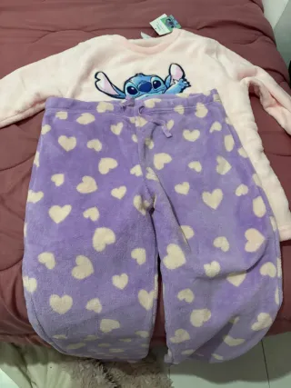 Pijama Stich Rosa y Morado