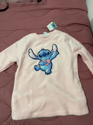 Pijama Stich Rosa y Morado