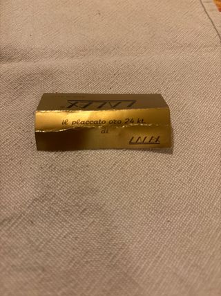 Spilla Lalex in argento massiccio placcato oro 22k