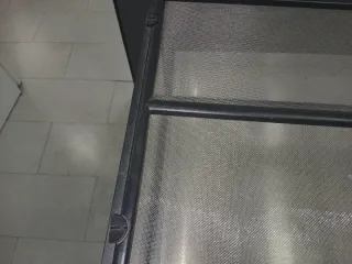 Terrario de cristal 90x 45x30  con tapa de malla