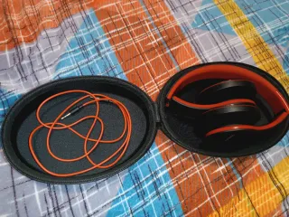 Cuffie PowerLocus Bluetooth Rosse/Nere