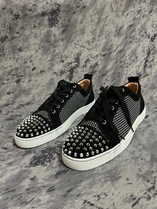 Scarpe Louboutin Uomo Nere e Argento