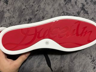 Scarpe Louboutin Uomo Nere e Argento