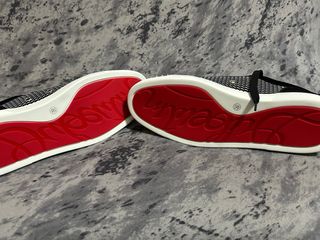 Scarpe Louboutin Uomo Nere e Argento