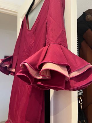 Traje de flamenca buganvilla