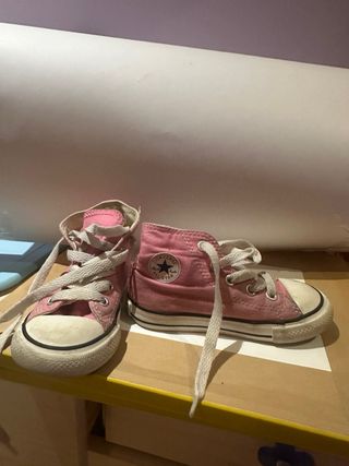 Bambas Converse rosas talla 22