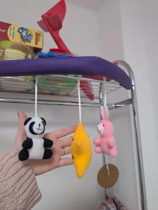 Cuna de viaje plegable con colchón