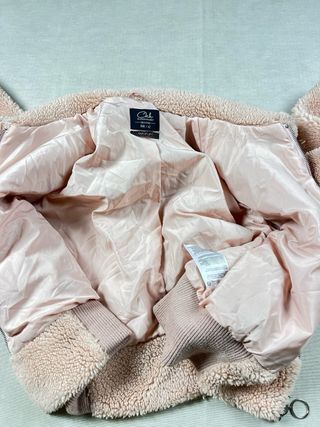 Chaqueta Teddy Rosa Clockhouse Talla 42