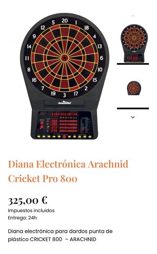 Diana Electrónica Arachnid Cricket Pro 800