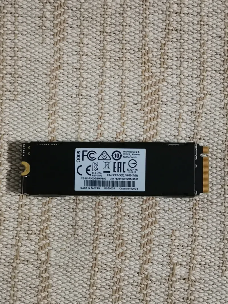 SSD 500Gb Corsair MP600, m.2 NVMe PCIe Gen4 afbeelding 4