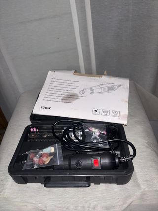 Mini Amoladora 130W con Accesorios
