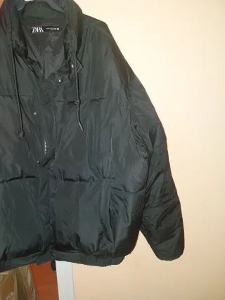 Cazadora Zara Negra Hombre