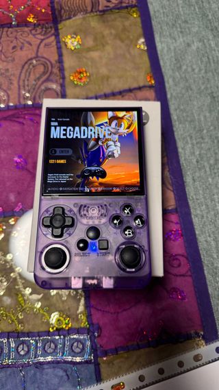 Consola Portátil Transparente Morada +6000 juegos