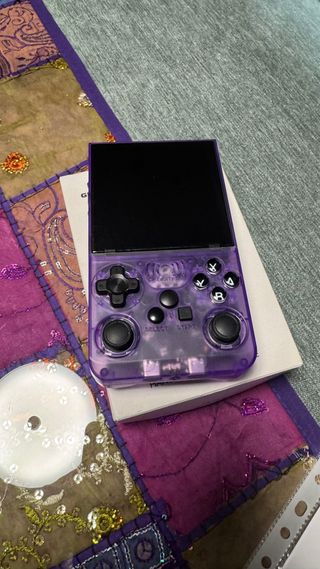 Consola Portátil Transparente Morada +6000 juegos