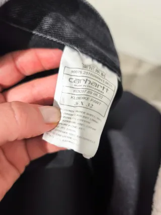 Pantalón Carhartt Negro Talla 36x32