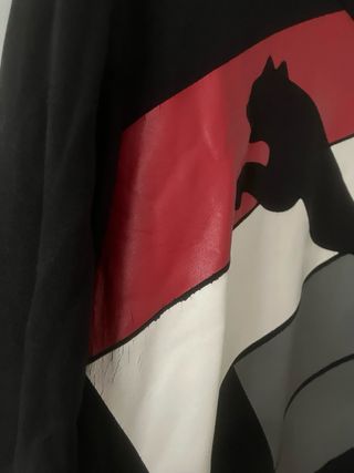 Sudadera Puma Negra y Roja